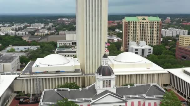 Stavba Capitol Státu Florida Tallahassee — Stock video