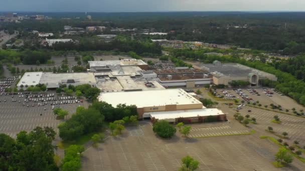 Governors Square Mall Mit Blick Auf Die Innenstadt Von Tallahassee — Stockvideo