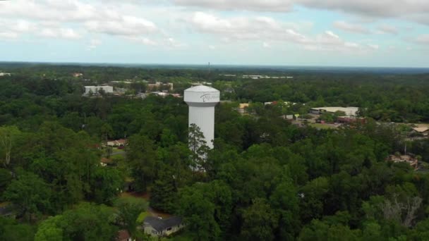 Miasto Tallahassee Wieża Wodna — Wideo stockowe