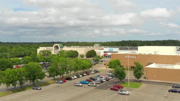 Aerial Video Governors Square Mall Tallahassee — Stockvideo