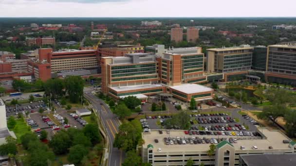 Campus Universitario Universidad Florida Lateral Drone Video — Vídeos de Stock