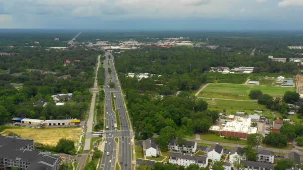 Aerials Gainesville Florida Burze Lato Zbliża — Wideo stockowe