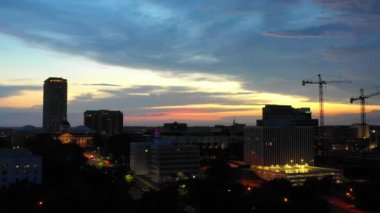 Hava görüntüleri Downtown Tallahassee Fl gece