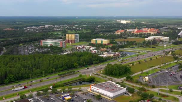 Aerial Footage Kissimmee View — Stock Video