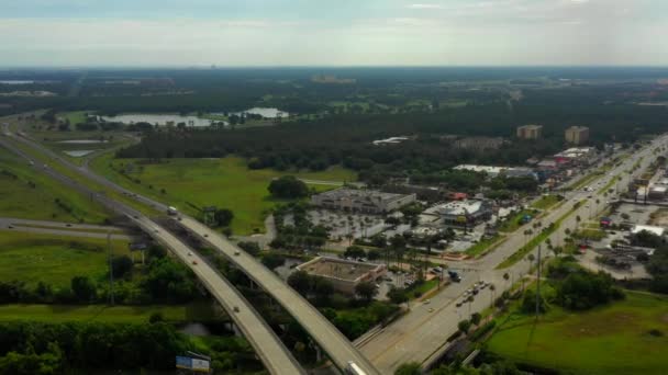 Central Florida Landschap Antenne Video — Stockvideo