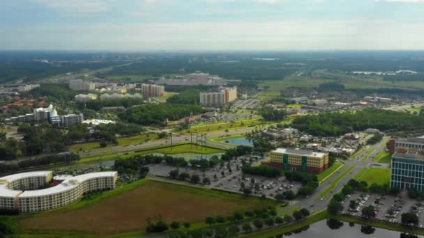 Vidéo aérienne survolant Celebration Florida USA 