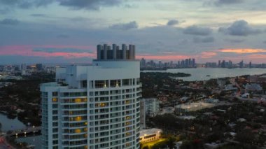 Alacakaranlık zaman hava Miami 4k