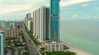 Ritz Carlton Residences Sunny Isles Beach hava video 4k
