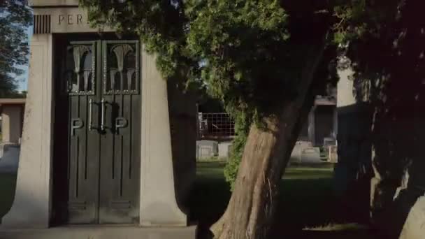Video Beelden Van Montefiore Cemetery Usa — Stockvideo