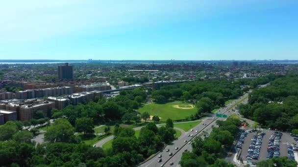 Drone Footage New York Bronx — Stock Video