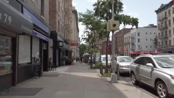 York Avenue Nyc Ground Motion Footage — Stock Video