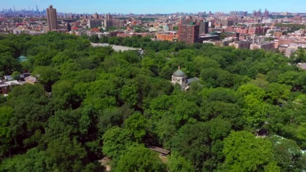 Drone Záběry Zoo Bronx — Stock video