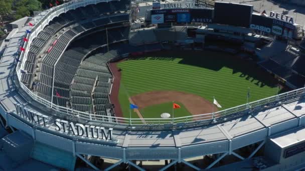 Bronx Usa Juni 2019 New York Yankee Stadion — Stockvideo