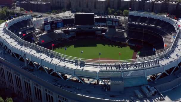 Bronx Usa Červen 2019 Vzdušný Záběr Stadion Yankee — Stock video