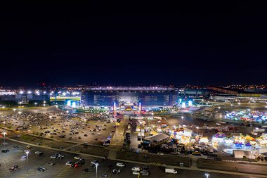 Hava fotoğrafı Metlife Stadyumu Rutherford Nj