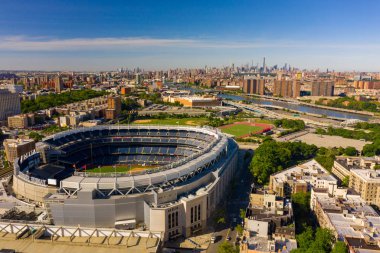 Yankee Stadyumu New York Bronx drone fotoğrafı