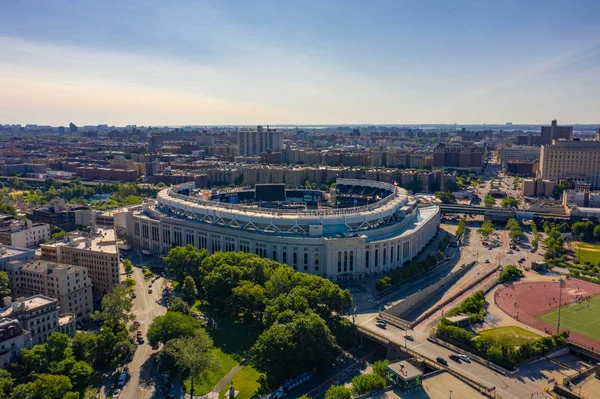 Luchtfoto Yankee Stadium NY — Stockfoto