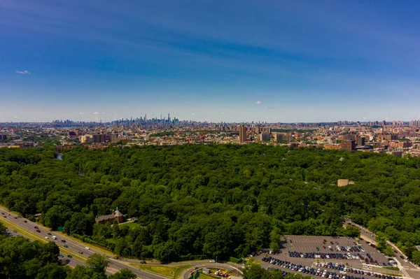 Aerial shot of the Bronx Zoo New York — Stock Photo, Image