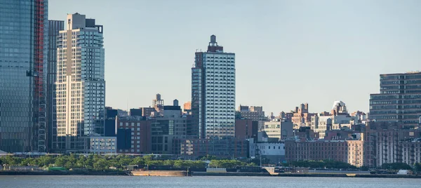 Pontili industriali New York Manhattan — Foto Stock