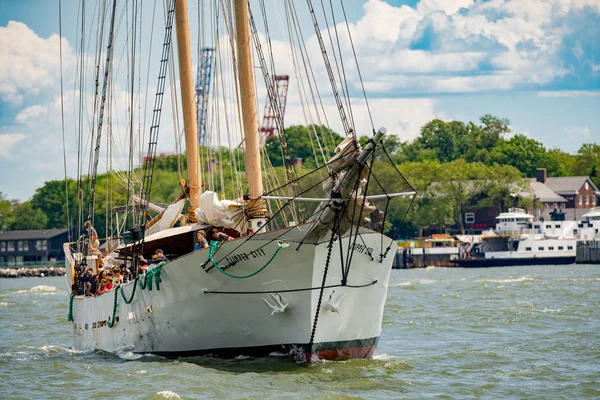 Clipper City tour sailboat New York — Stock Photo, Image