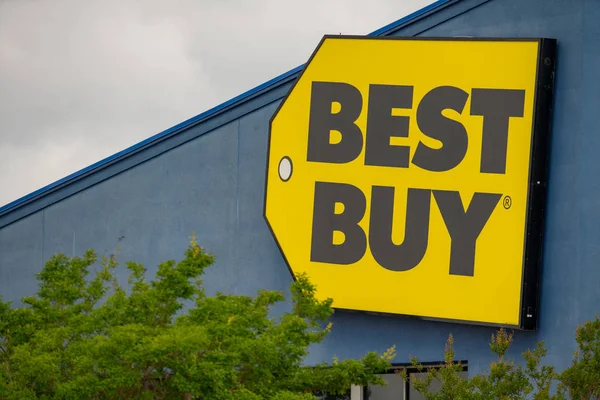 Best Buy store front sign — Stock Photo, Image