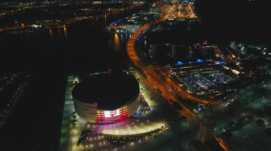 Havadan insansız hava aracı görüntüleri Port Miami