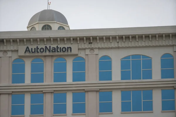 Autonation tower building Downtown Fort Lauderdale FL — Stock Photo, Image