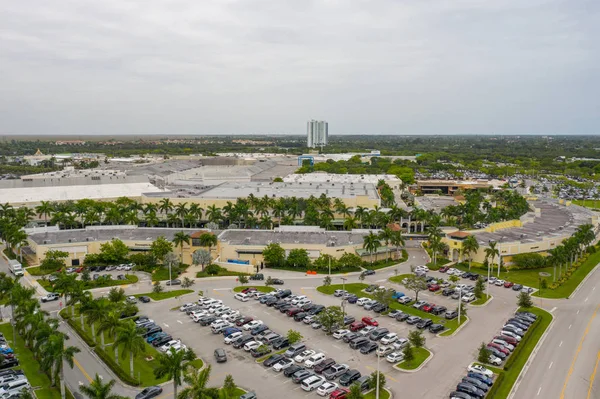 Fotografia aérea Sawgrass Mills Outlet Mall Sunrise Florida EUA — Fotografia de Stock