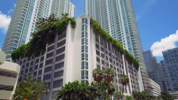 Video Movimento Terra Plaza Brickell Miami — Video Stock