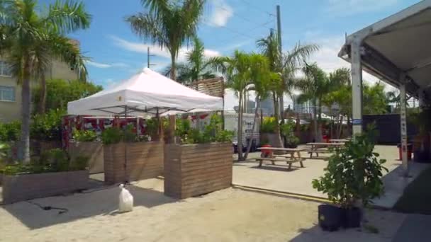 Miami Estados Unidos Julio 2019 Imágenes Movimiento Tierra Wynwood Miami — Vídeo de stock