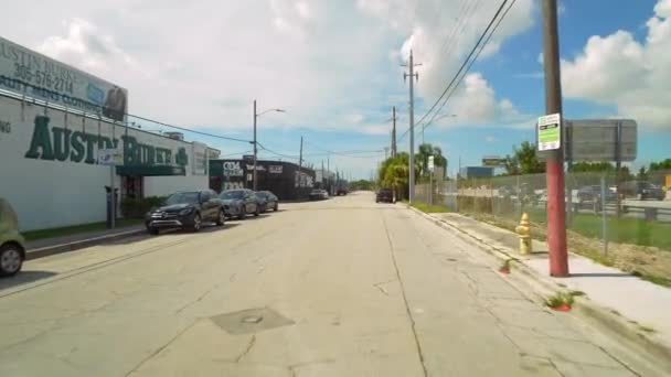 Miami Estados Unidos Julio 2019 Imágenes Movimiento Tierra Wynwood Miami — Vídeo de stock