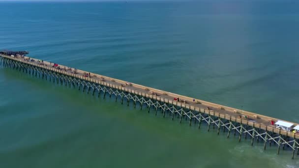 2Nd Avenue Pier Myrtle Beach — Vídeos de Stock