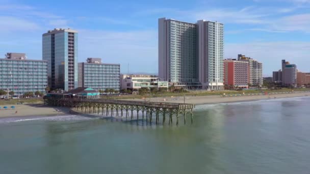 Muelle Myrtle Beach — Vídeos de Stock