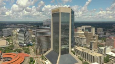 Premium hava video Downtown Jacksonville Florida 4k