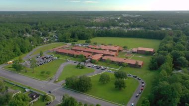 Havadan insansız hava aracı video ilköğretim okulu