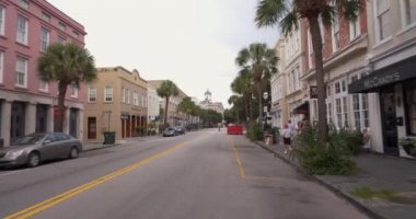 Charleston Sc Abd 4k sokak görüntüleri