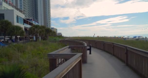 Myrtle Beach Boardwalk Motion Vídeo — Vídeo de Stock