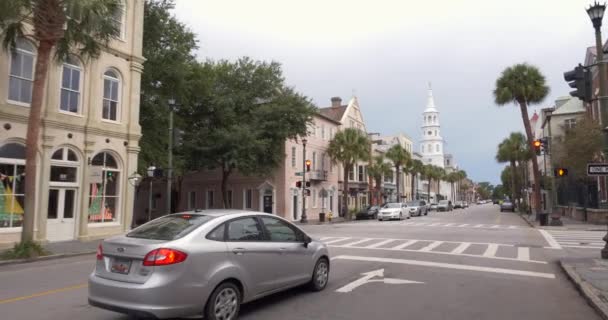 Placa Conducción Delantera Izquierda Charleston — Vídeo de stock