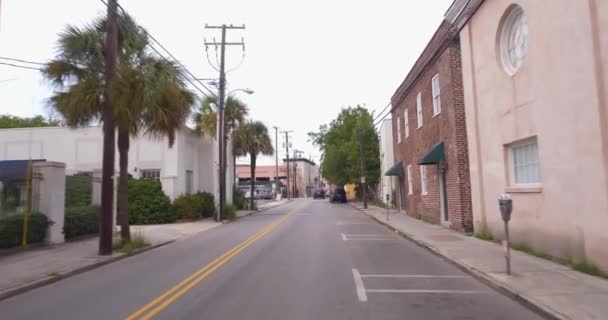 Cumberland Street Downtown Charleston — Wideo stockowe