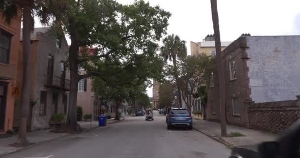 Golf Cart Tour Charleston Usa — Stock Video