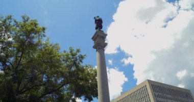 Downtown Jacksonville Fl Charles Hemming konfederasyon heykeli