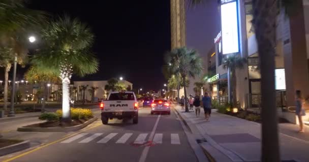 Car Illegally Parked Blocking Bike Lane — Stock Video