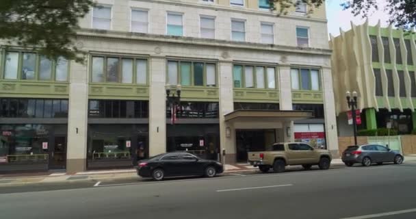 Motion Video Architettura Storica Downtown Jacksonville — Video Stock