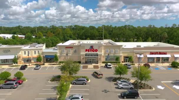 Petco Port Orange Florida Aerial Video — Stockvideo