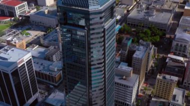 Havadan video Bank of America Finans Merkezi Jacksonville Fl Amerika