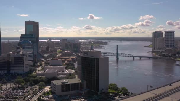 Aerial Rivelare Jacksonville Florida — Video Stock