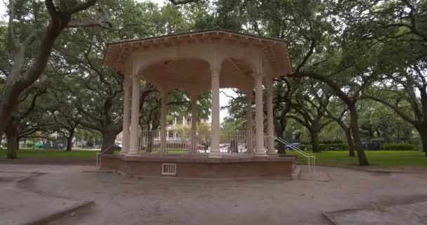 Gazebo White Point Garden Charleston Stock Video C Felixtm