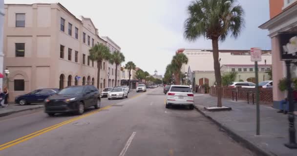 Charleston Turistik Seyahat Hedef Görüntüleri — Stok video