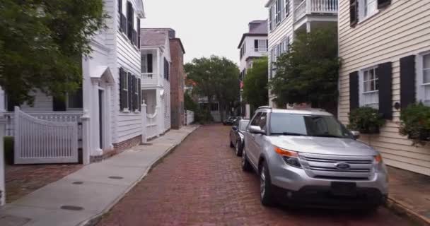 Tarihi Fransız Mahallesi Charleston — Stok video