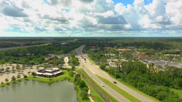 Imagens Drones Port Orange Eua — Vídeo de Stock